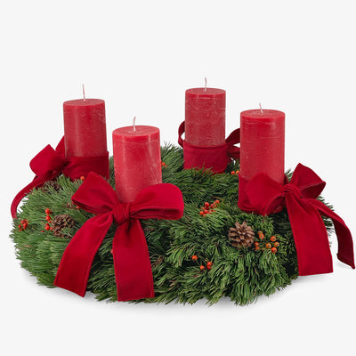 Mountain pine wreath