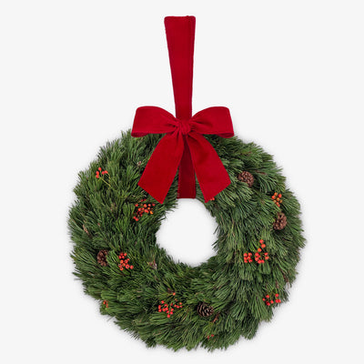 Mountain pine wreath